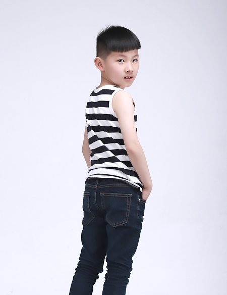 男童條紋背心