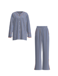 女式睡衣套長(zhǎng)袖長(zhǎng)褲