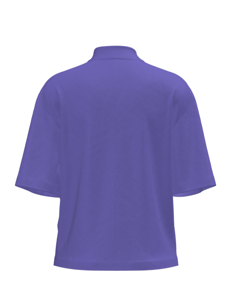 半高領(lǐng)寬袖T恤