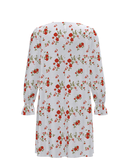 女士人棉印花長(zhǎng)裙