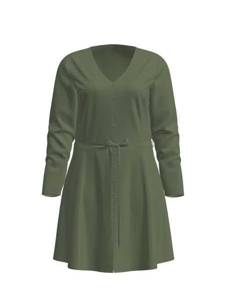 女士帶蝴蝶結(jié)長裙