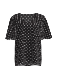 女士黑白點(diǎn)印花T恤