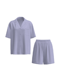 女士短袖短褲家居服套裝