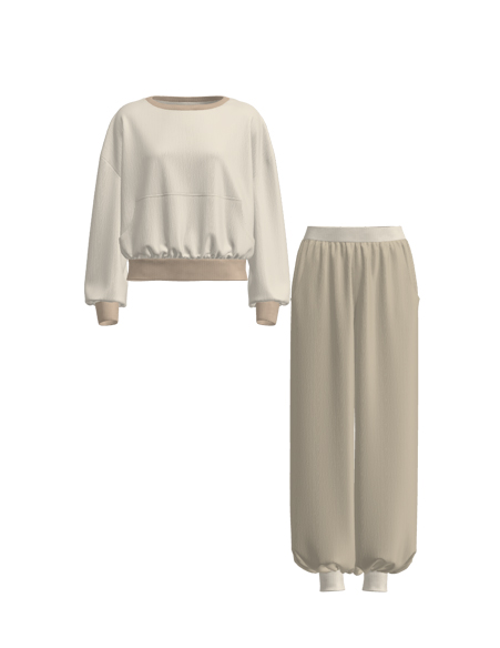 女款春夏家居服套裝