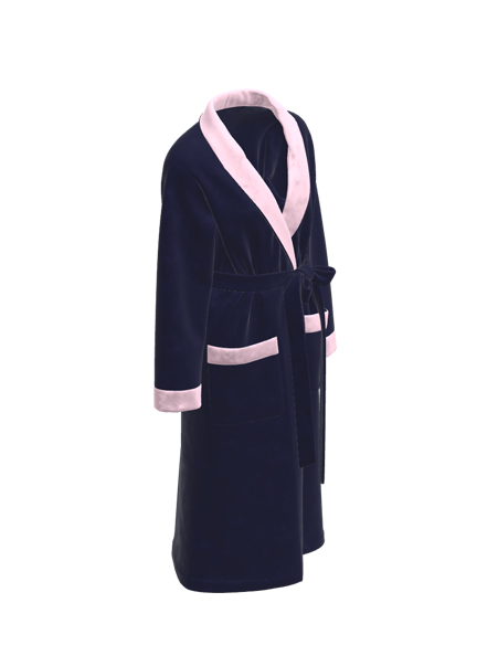 女士法蘭絨浴袍