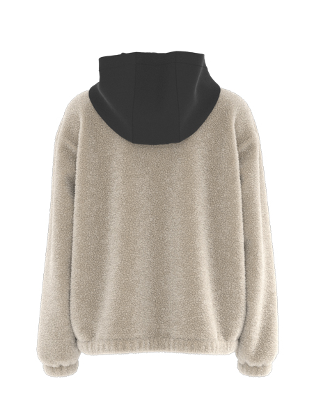 搖粒絨拉鏈套頭衛(wèi)衣