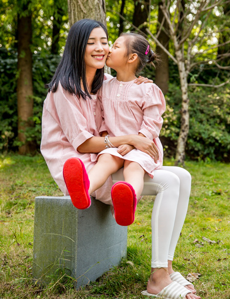 梭織全棉哺乳睡衣